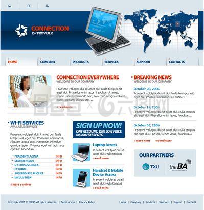 通訊網(wǎng)站設(shè)計 連接世界的橋梁